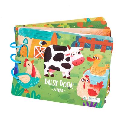 China Wholesale Baby Early Educational Busy Book Toys Book Sticker Exercise Quiet Book For Children Educational for sale