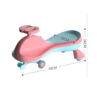 China 2022 Plastic Baby Walker Four Wheel Baby Walker With Music Ride On Toy Baby Swing Car for sale