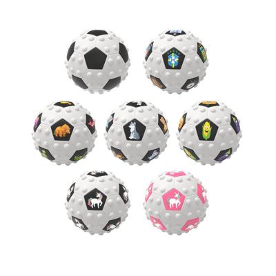 China Toy Football Basketball 3D Inflatable Stress Ball Silicone Push Noise Bubble Wiggle Sensory Toy Pop Up Toys For Toddlers for sale