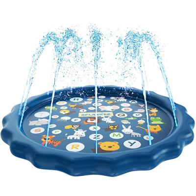 China Hot Sale PVC Amazon Water Splash Pad Play Toy Mats and Pad Inflatable Cushion Water Game Mats For Kids for sale