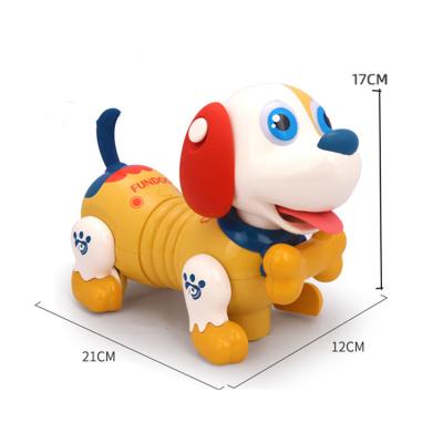 China Electronic Control Battery Operated Smart Robot Voice Sensor Toys Baby Robot Dog Toy for sale