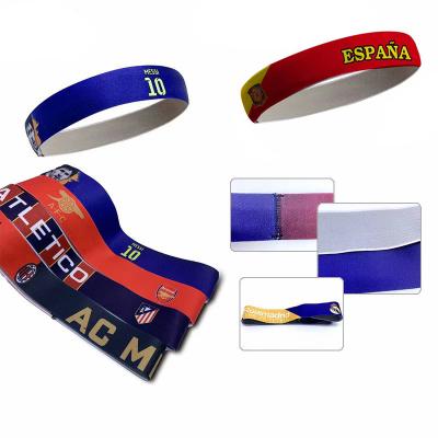 China Cheap Sports And Games Hot Sales In The Running Gifts Soccer Fans Football Club Sports Elastic Headband For Football/Soccer Club Fans for sale