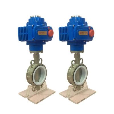 China Dn1200 4-20ma Industrial Control Electric Actuator Motorized Butterfly Valve for sale