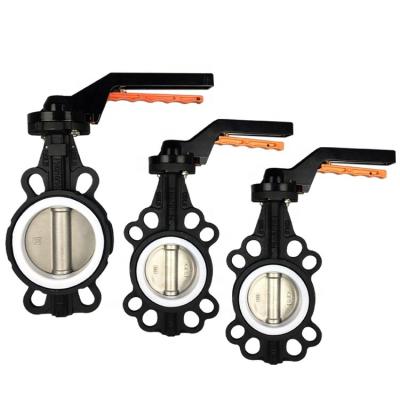 China Dn150 High Performance Industrial Medium Temperature Sanitary Butterfly Valve for sale