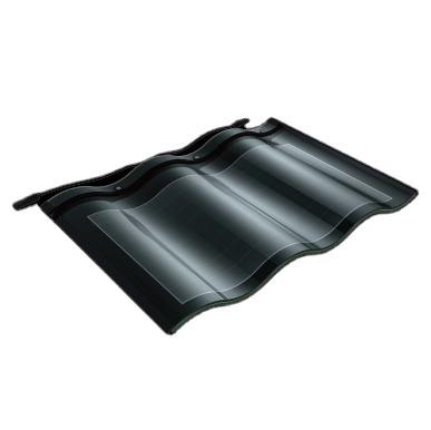 China Solar Roof Tile Panel CGIS Thin Film Photovoltaic with Half, Spare and Dummy Tiles HW-MQSG-V1 for sale