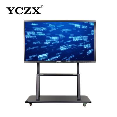 China 86“ Interactieve het Touche screen LEIDEN van HD 4K Comité met Mobiele Tribune Te koop