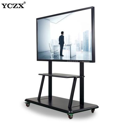 China Bureau Interactief Vlak Comité 4mm Aangemaakt Glas het Systeem I7 Geleide Infrarode Interactieve Whiteboard van de 55 Duimvideoconferentie Te koop