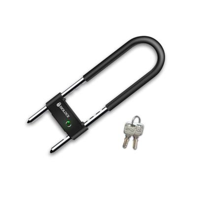 China High Quality Motorcycle Anti-theft+ Maingate+Door+Office+Shop+Warehouse+Garage Chengyuan Smart Fingerprint U-Shaped Lock For Glass Door for sale