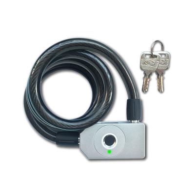 China Warehouse+Garage+Office+Store Chengyuan Biolock C3 Smart Electronic Fingerprint Cable Lock For Bike for sale