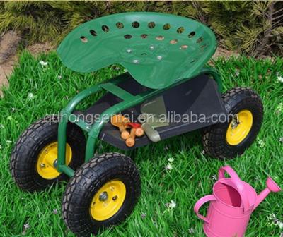 China For Garden Tool Trolley Rolling Garden Seat Four Wheel Construction Cart TC1852, Garden Seat Tool for sale