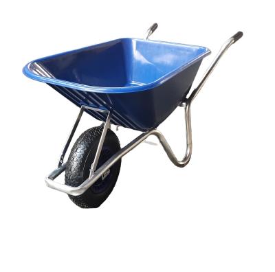 China Europe wb6414s plastic tray plastic wheel barrow for sale