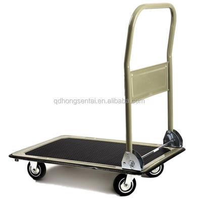 China 330Lbs Platform 330Lbs Folding Hand Truck Push Trolley Foldable Hand Truck Easy-transport Home Cart ph150 for sale