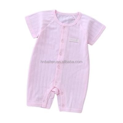 China China Manufacturer Hot Selling Anti-Shrink Shorts Sleeves High Quality 100% Cotton Baby Romper Baby Sleeper For Newborn Baby Clothing for sale