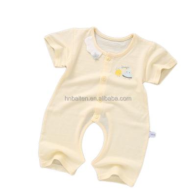 China 2022 Hot Sale 100% Cotton Natural Plain Cute Organic Baby Romper Bra OEM & ODM for sale