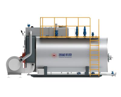 China 4T Oil And Gas Fired Boiler / Gas Fired Condensing Boiler For Shopping Mall for sale