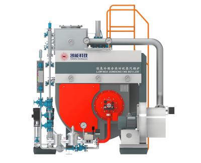 China Emisión de NOx baja de fuel de la caldera de vapor de WNS 4T/calderas de gas de condensación en venta