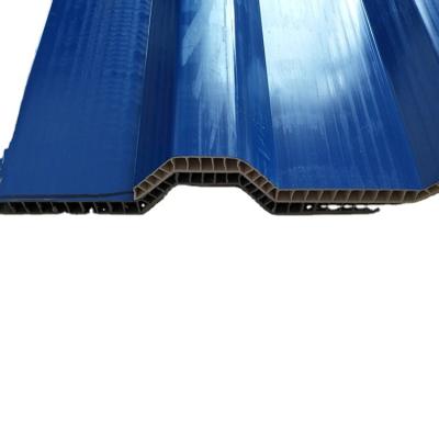 China 860mm Corrugated Hollow Sheet PVC Roof Tiles Building Materials Plastic Roof Shingles For Warehouse for sale