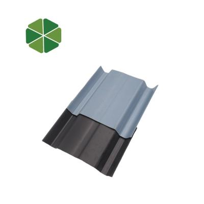 China 930 mm Weather Resistance Wholesale UPVC High Strength Roofing Sheets Tiles Trapezoidal Roof Tiles for sale