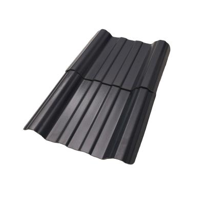 China Fireproof Insulated Roofing Tile ASA Trapezoidal Roof Tile Building Material for sale