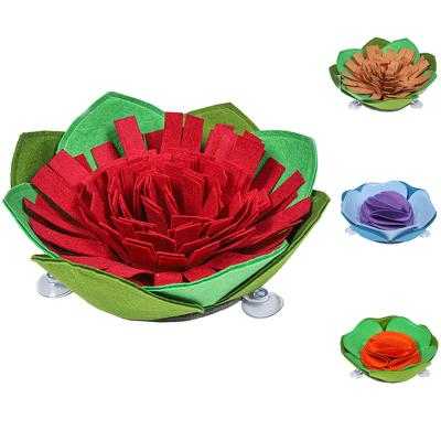 China New Dog Flowers Sniffing Sustainable Dog Mat Artifact Slow Food Dog Bowl To Ease Emotions Training Mat Yoga Mat for sale