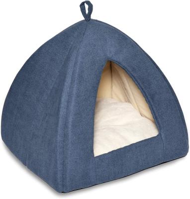 China Sustainable Cats House Tent Soft Pet Bed Suitable For Dogs And Cats for sale