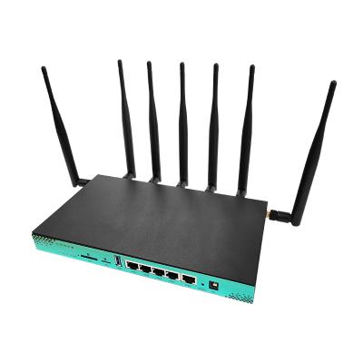 China MTK7621A MU-MIMO Dual Band 1200Mbps Gigabit Ports 5G Home CPE Bulid-in M.2 Port 5G SIM Router for sale