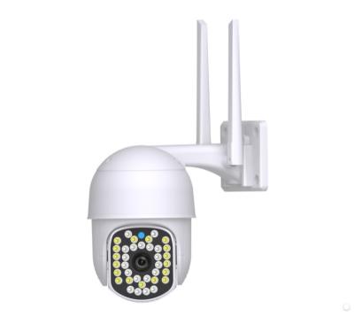 China Built-in Hd HD night vision home outdoor indoor camera solar siren wifi camera for sale