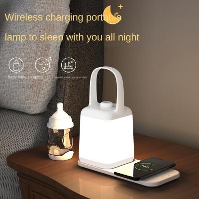 China Timing Dimming Eye Protection Baby Care Bedroom Mobile Phone Desk Lamp Bedside Lamp Creative Wireless Night Light Small for sale