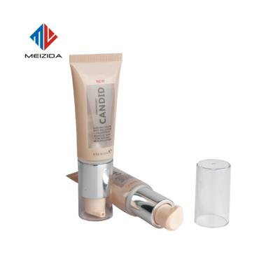 China Cosmetic Make Up Plastic Tube 20ml Airless Pump For BB Cream Make Up Lotion Plastic Tube for sale