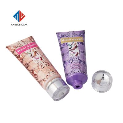 China 200ml 250ml body cream skin care shampoo cosmetic tube packaging with acrylic cap for sale