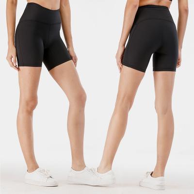 China Wholesale Breathable Tight Sports Shorts Gym Yoga Shorts Women High Waist Fitness Workout Yoga Shorts for sale