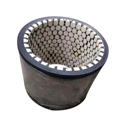 China Wear resistance Higher Wear Resisting Ceramic Lined Hose Sand Blasting Ceramic Rubber Hose for thermal power plants, cement plants for sale