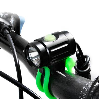 China Mini USB Lighting Rechargeable LED Bicycle Light Set 1000 Lumens Thumb Led Headlight for sale