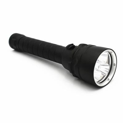 China Industrial Most Powerful 18650 LED Torch Diving Flashlight for sale