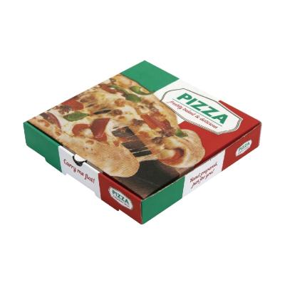 China Recycled Materials Customized Biodegradable Cheap Pizza Box Food Packaging With LOGO for sale