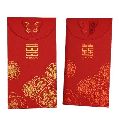 China Recycled Materials Custom Red Envelopes For Cash for sale