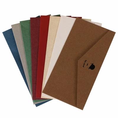 China Business Envelope Custom Printed Mini Kraft Paper Envelope Packaging for sale