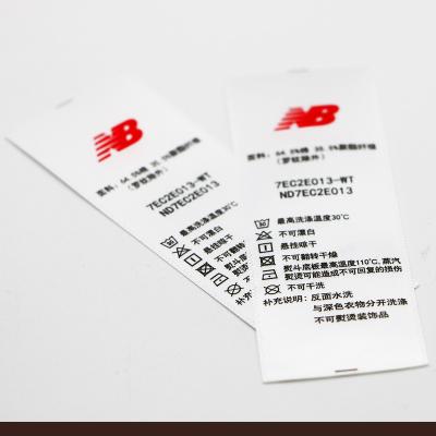 China Wholesale Washable Clothing Labels Free Sample Care Label Satin Labels Custom Printed Wash Seam OEM Production Quickly Delivery for sale