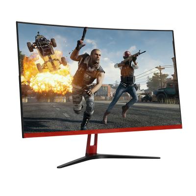 China Cheap curved gaming pc screen 75hz curved computer monitor retail for sale