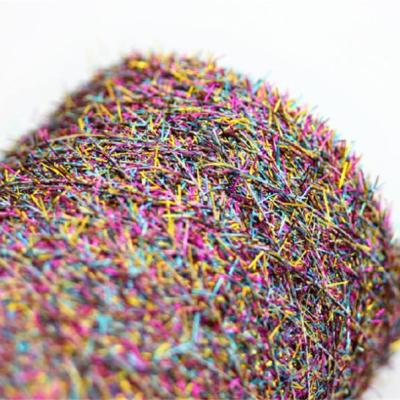 China High tenacity 100% nylon feather fancy yarn for knitting new arrived mink like feather yarn for sweater socks for sale