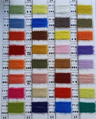 China High Tenacity Mink Feather Yarn Nylon Soft Hair Yarn Material Long Muti Colors 100% Nylon Fancy Knitting Yarn for sale