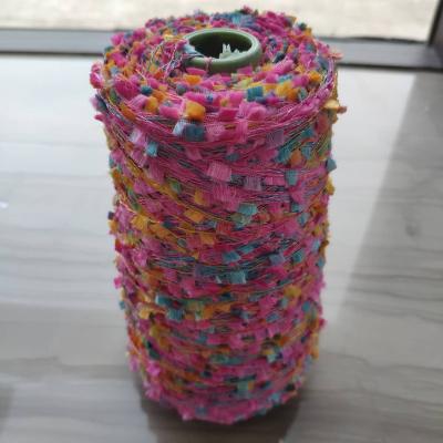 China New Arrival Chat Eccess 1/5.5Nm 100% Polyester Space Dye Fancy Lane Toothbrush Crochet Knitting Yarn for sale