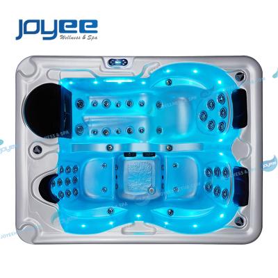 China JOYEE Garden Spa Bathtub 3 Person Hot Bath Free Chinese Outdoor Home Massage Bah Outdoor Pool Tub For Sale for sale