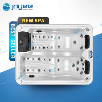 China JOYEE Outdoor Spa Bathtub Free High End Cold Garden 2 Person Hot Tub Winter Use Water Tub Massage Jets For Sale for sale