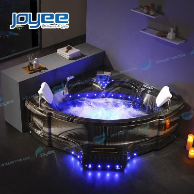 China JOYEE Computer Control Chinese Factory Corner Bathroom Bathtub Good Quality Bathtub Air Bubble And Whirlpool Black Acrylic Bathtub for sale