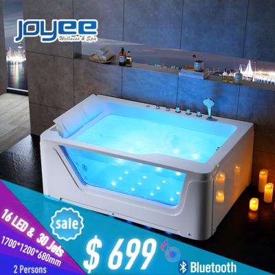 China JOYEE Computer Control Factory Cheap Price Hot Tubs Rectangle 2 People Indoor Spa Tub/Bathtub For Sale for sale