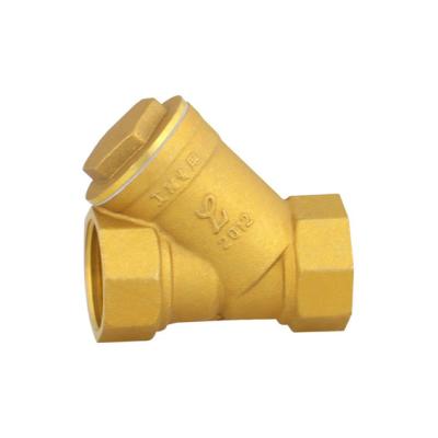 China Wholesale Y type thickening high efficiency and precision water pipe filter traditional brass filter for sale