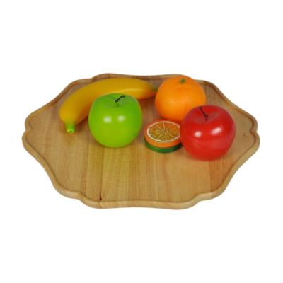 China New Arrivals Food Service Tray Dinner Plate Restaurants Wood Serving Tray TP002 for sale