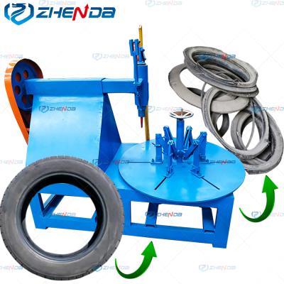 China Waste Tire Recycling Tire Circle Cutter /Waste Tire Recycling Equipment/Waste Tire Recycling Machine Equipment For Sale for sale