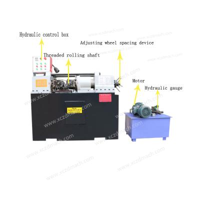 China Process Parallel Threads High Speed ​​Hydraulic Thread Rolling Machine Price / Automatic Screw Thread Rolling Machine / Screw Thread Rolling Machine for sale